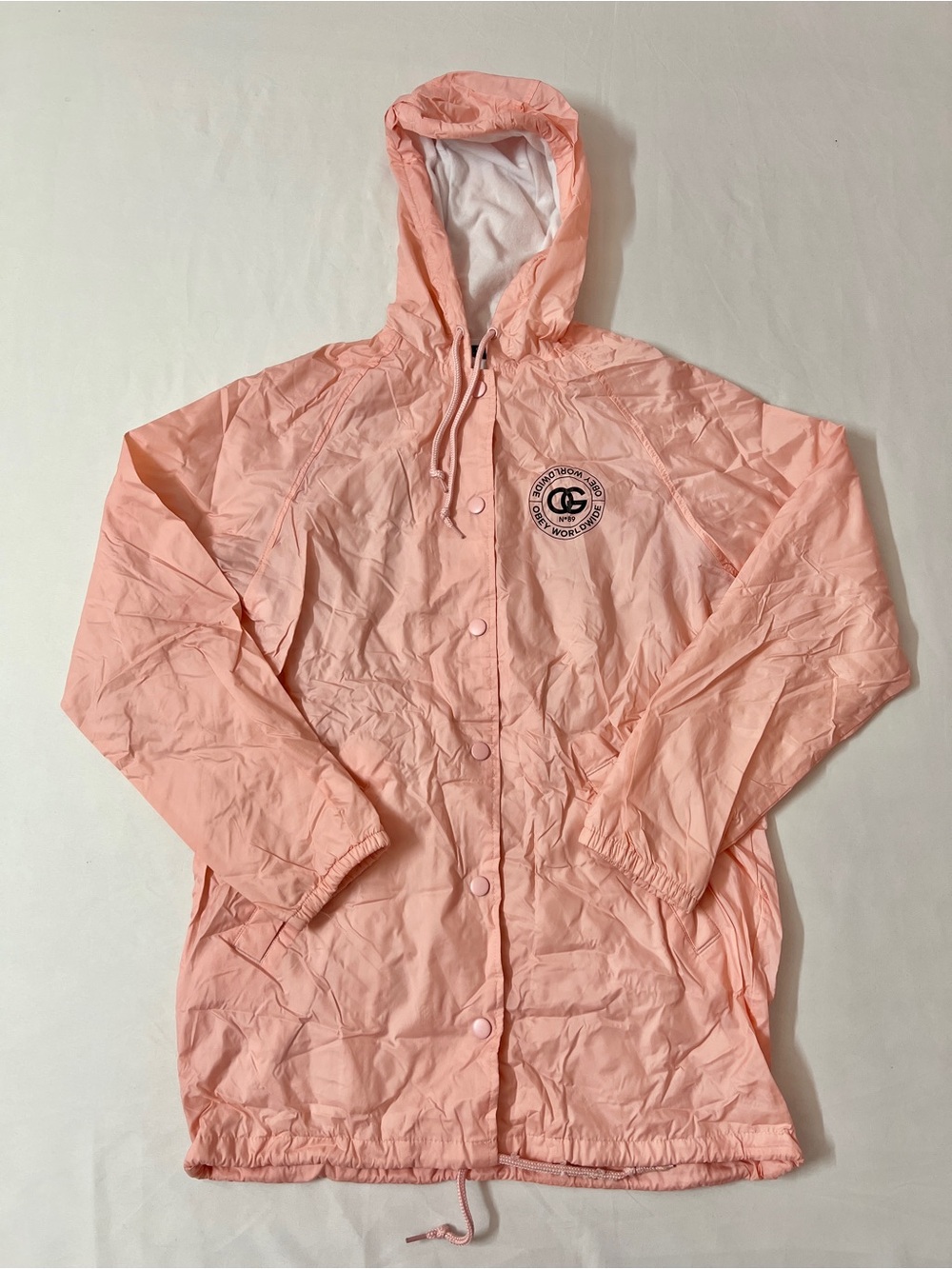 OBEY Pink Windbreaker Jacket